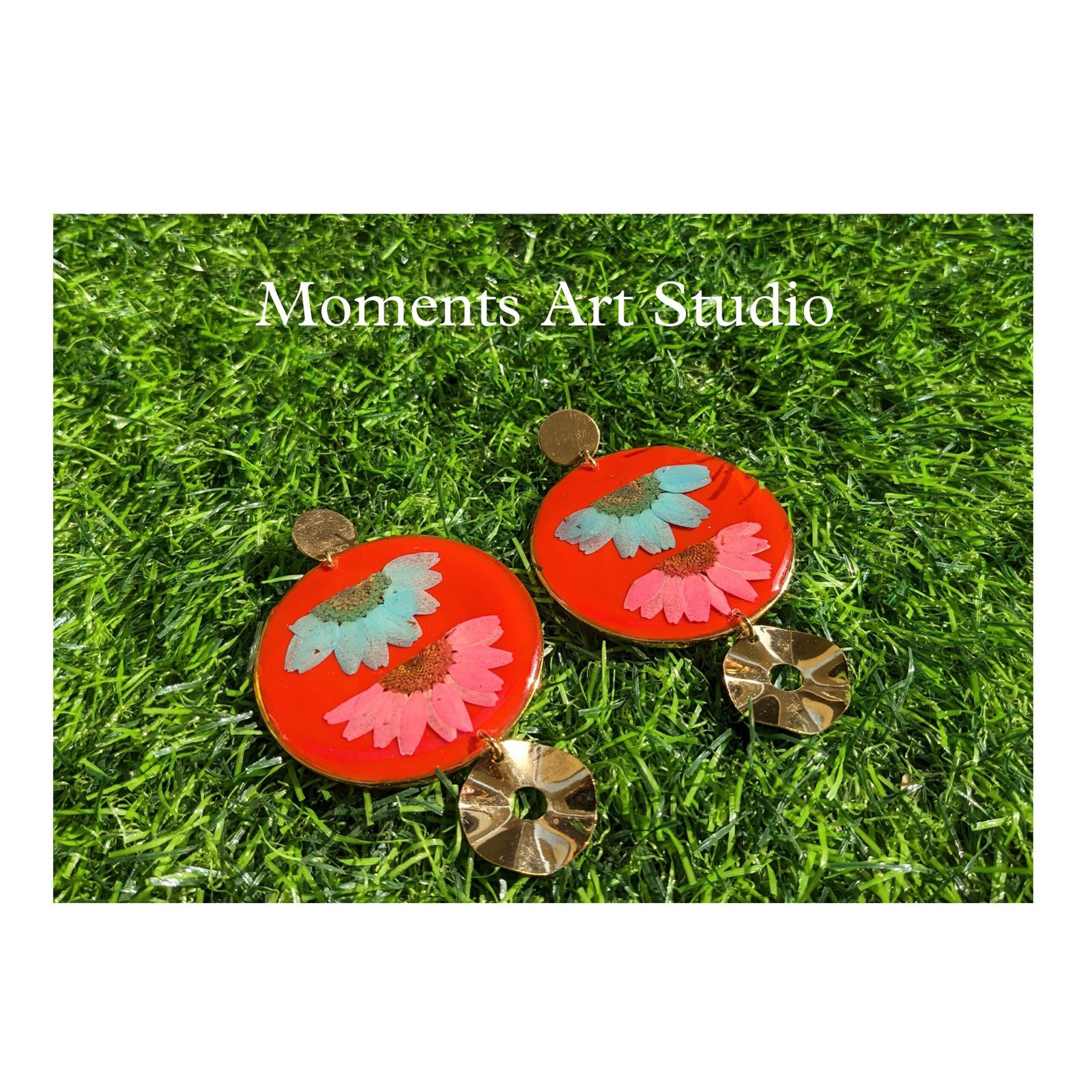 Colorful Daisy Earrings - Image 2