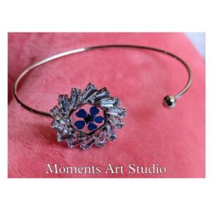 Blue Plum flower bracelet